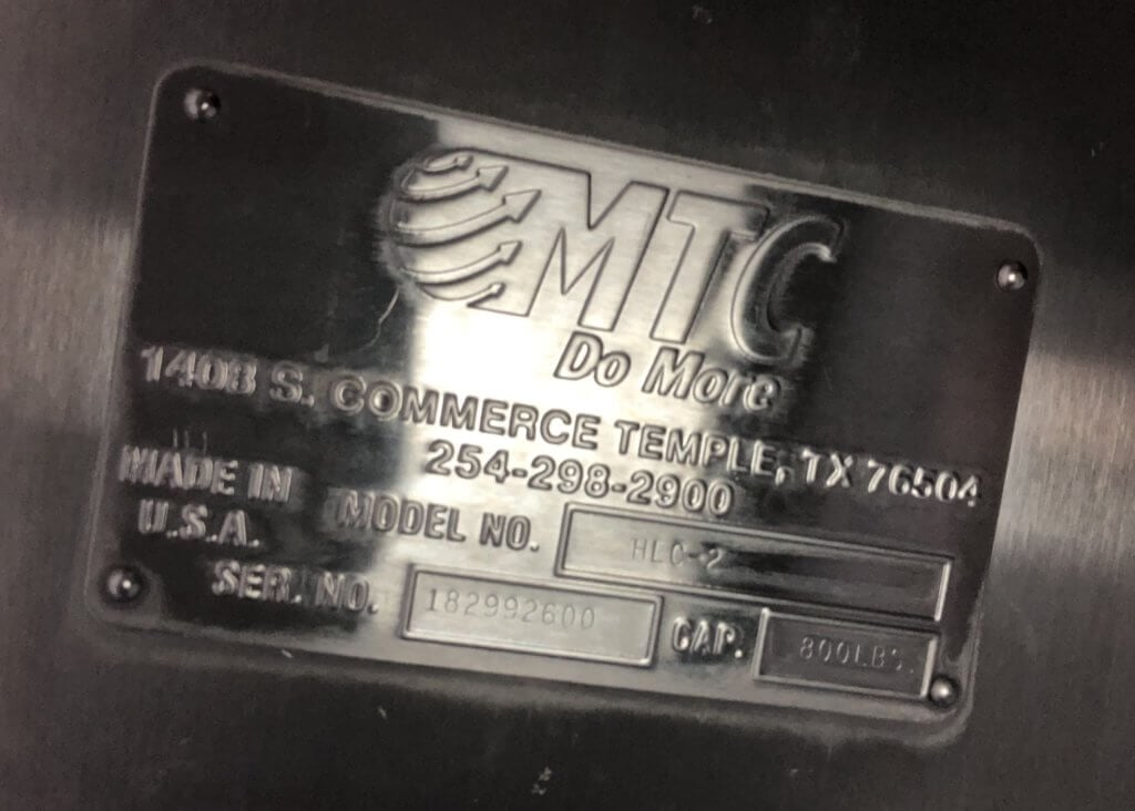 MTC HLC-2 Portable Column Dumper - view 3