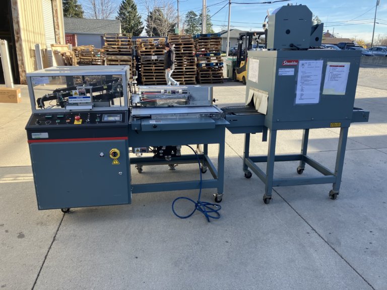 Shanklin A-26A L Bar Sealer with Shrink Tunnel