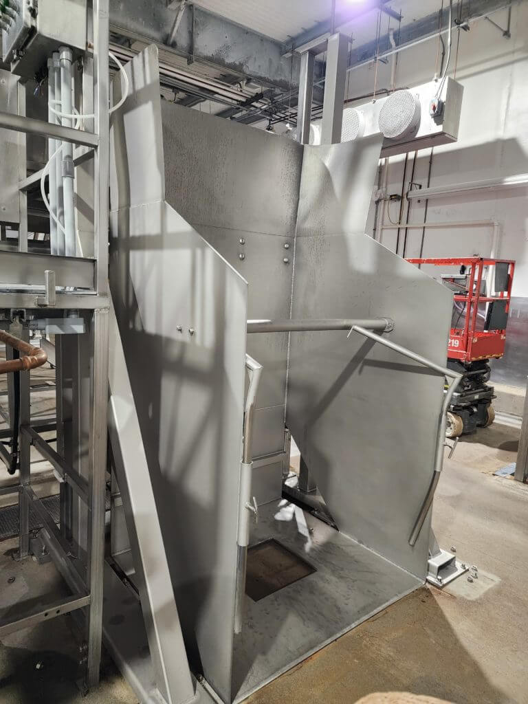 Custom Stainless High Lift Vat Dumper - view 3
