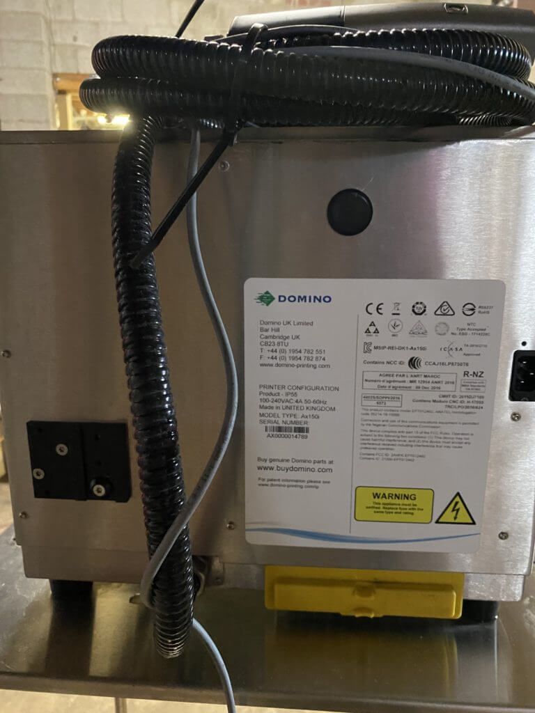 Domino AX 150i Label Applicator & Printer - view 9