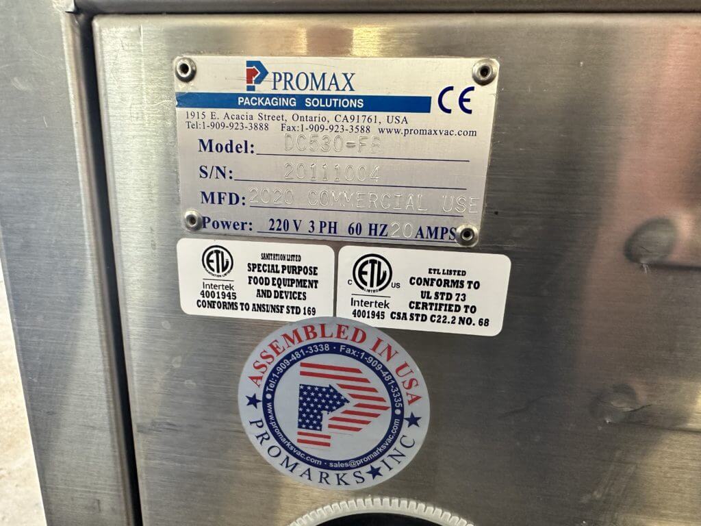 Promax DC530 Vacuum Packing Machine - view 4
