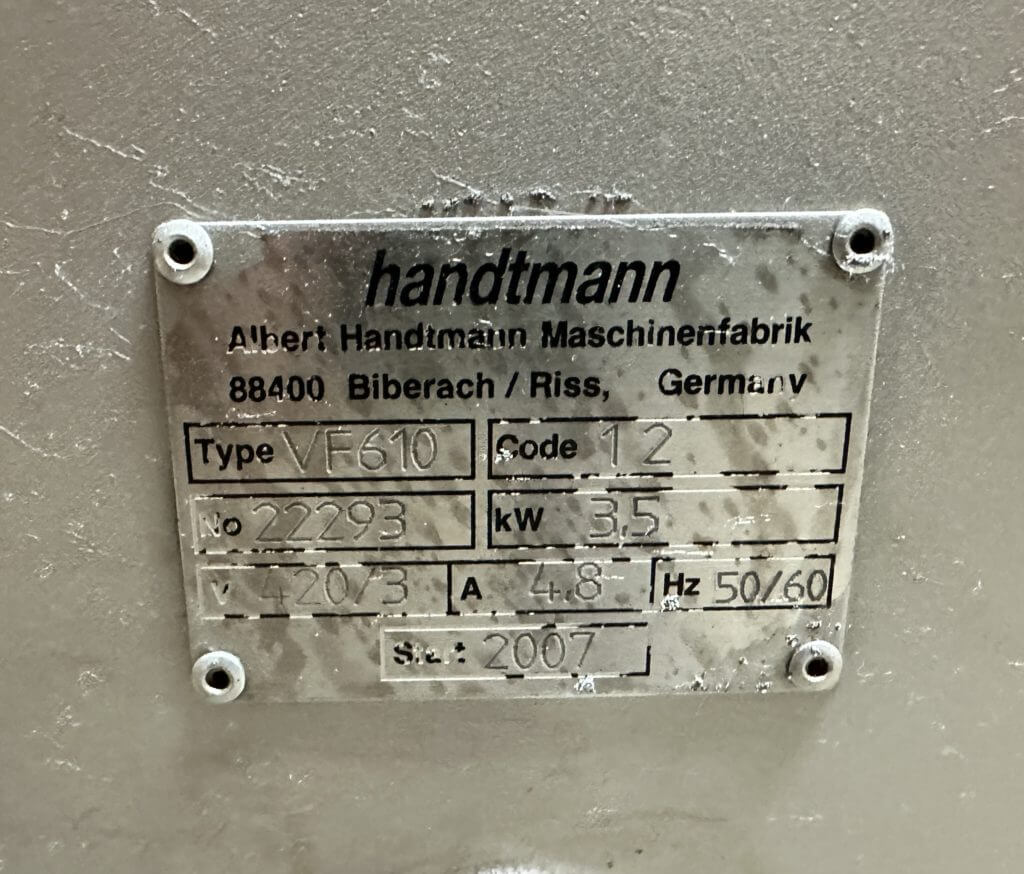 Handtmann VF 610 Plus Vacuum Stuffer - view 9