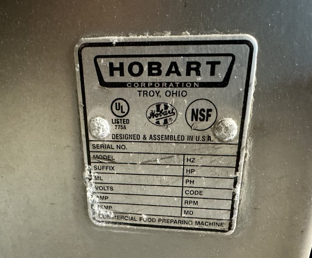 Hobart 2032 Mixer Grinder - view 4