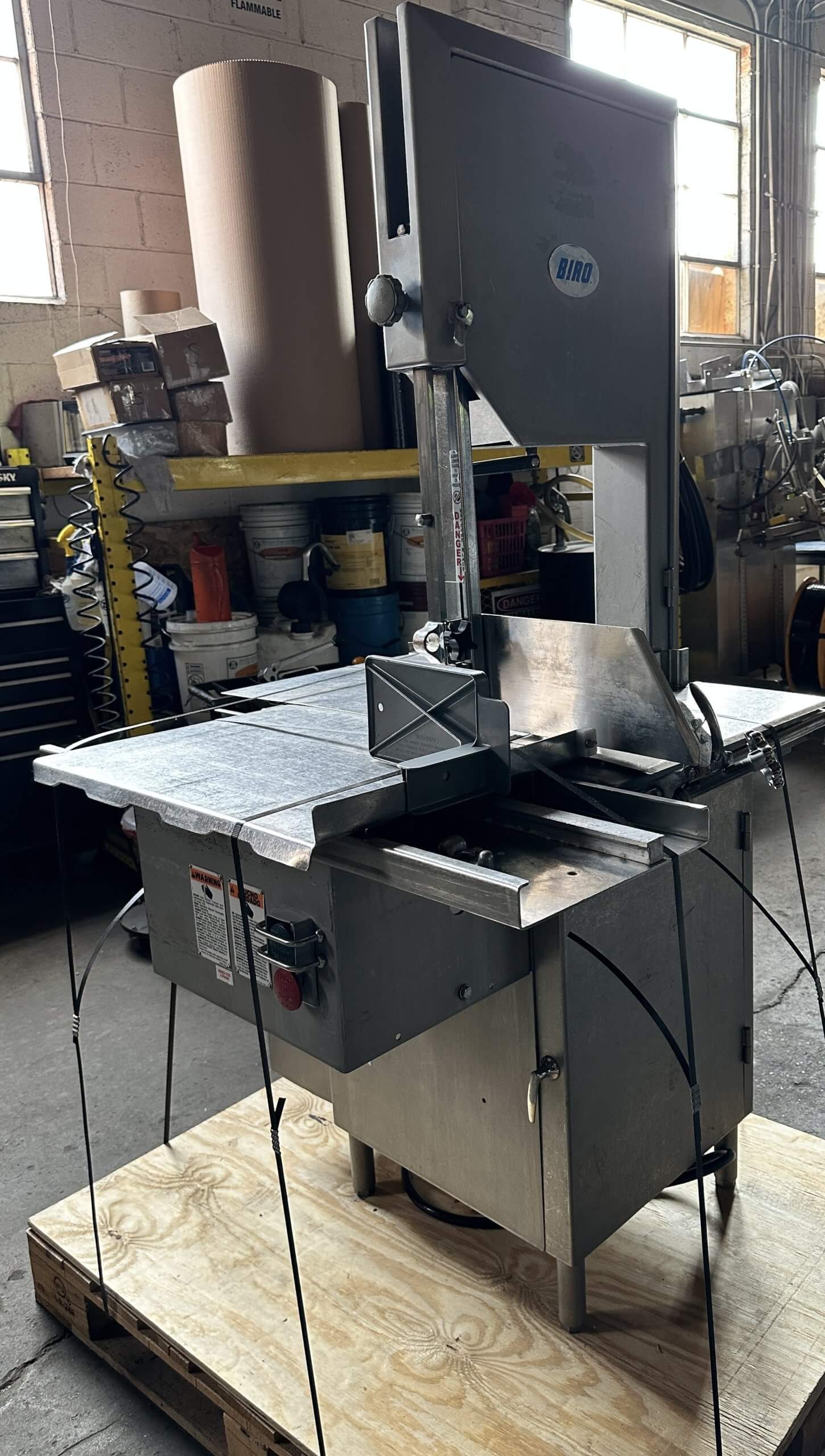 thumbnail interactive-video image 1 of BIRO Premium Meat Saw Blades - 124 Inch X 5/8 X .022 (Model 3334) - Made In USA 1 of 3