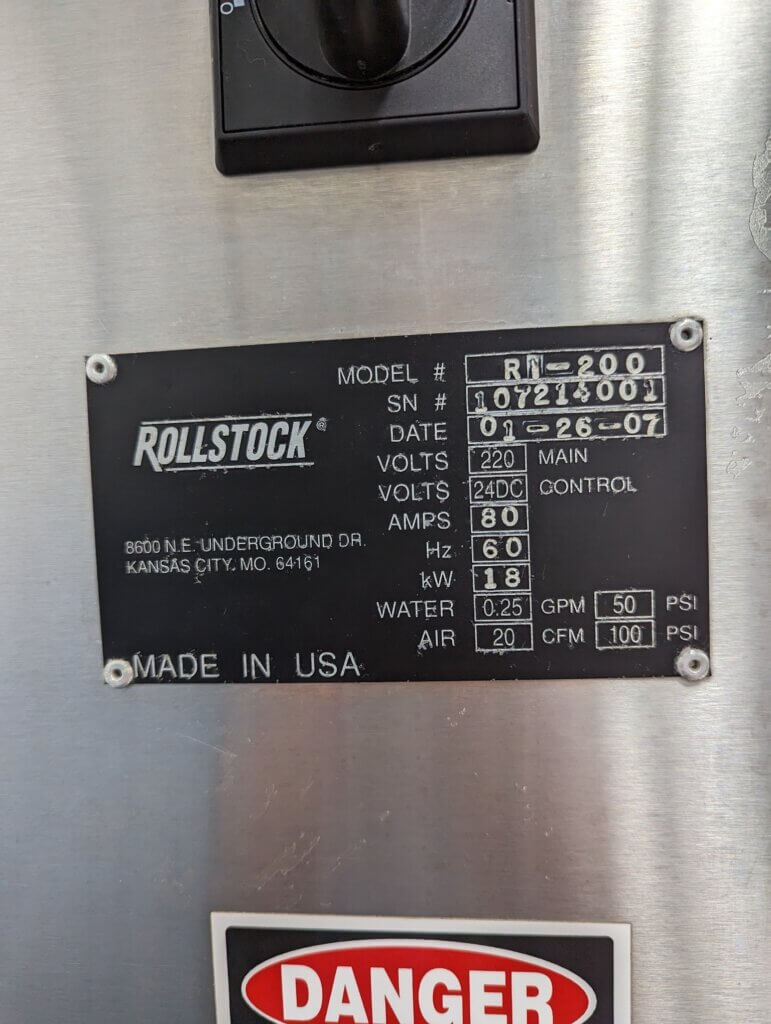 Rollstock Inc RI 200 Vacuum Packaging Roll Stock Machine - view 25
