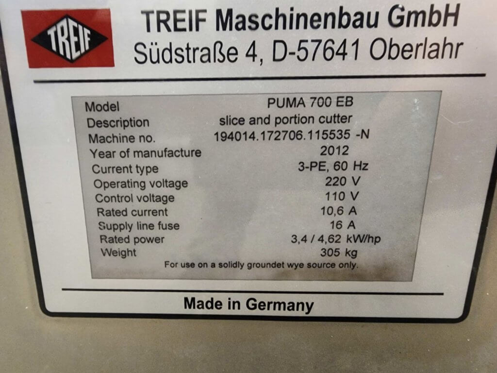 Treif Puma CE-700-EB Portion Slicer - view 8