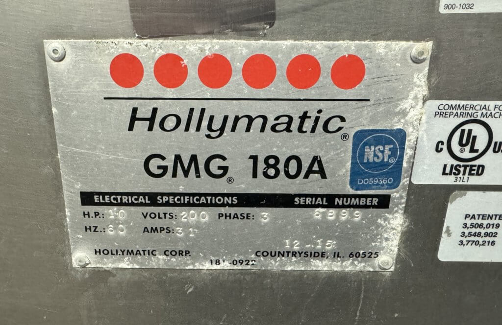 Hollymatic 180-A Mixer Grinder - view 5