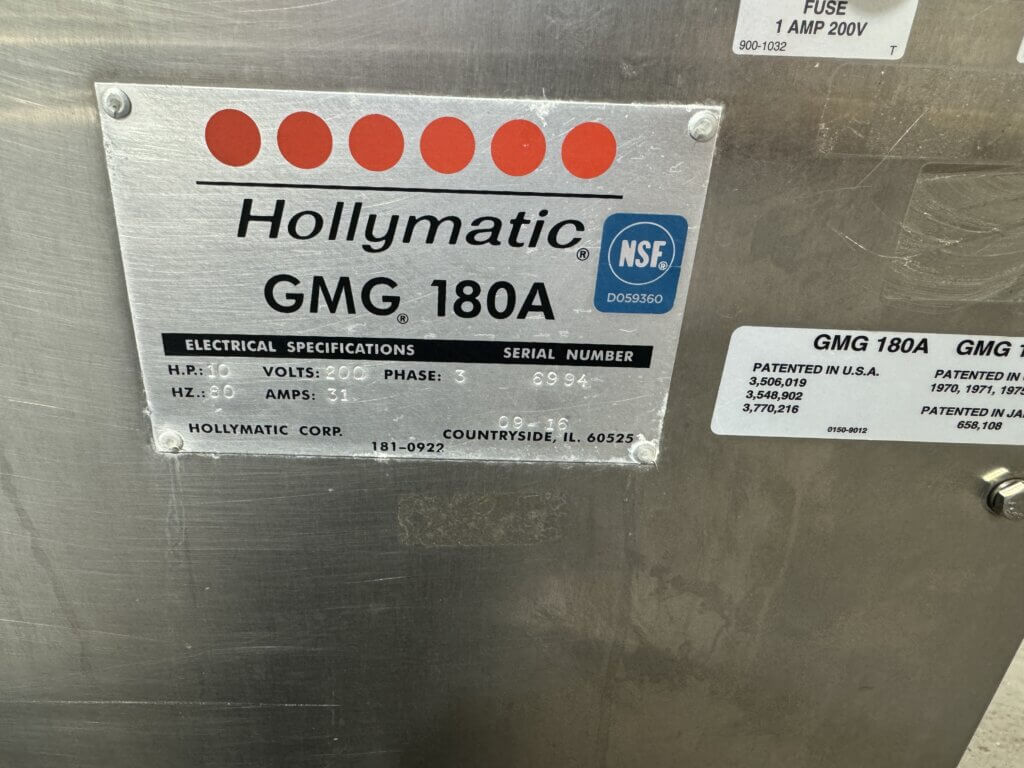 Hollymatic 180-A Mixer Grinder - view 3