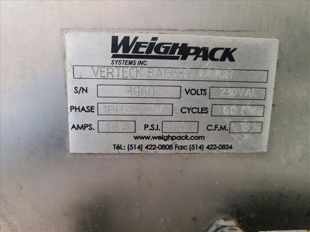 WeighPack Vertek Bagger Junior Pouch Filling System - view 2