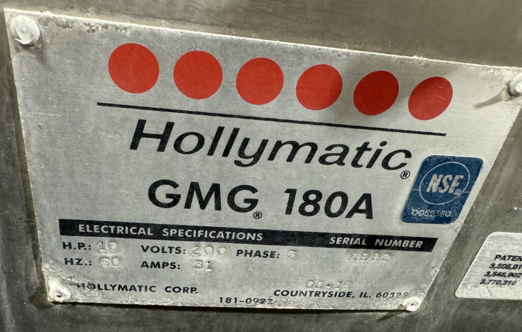 Hollymatic 180-A Mixer Grinder