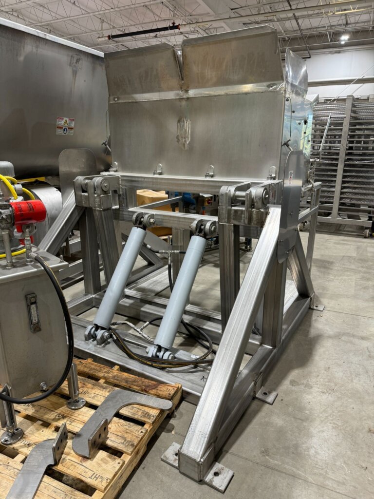 Custom Stainless Tilt Vat Dumper - view 2