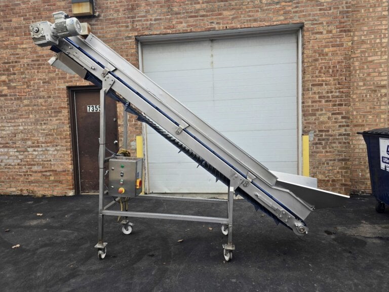Custom Stainless Incline Conveyor
