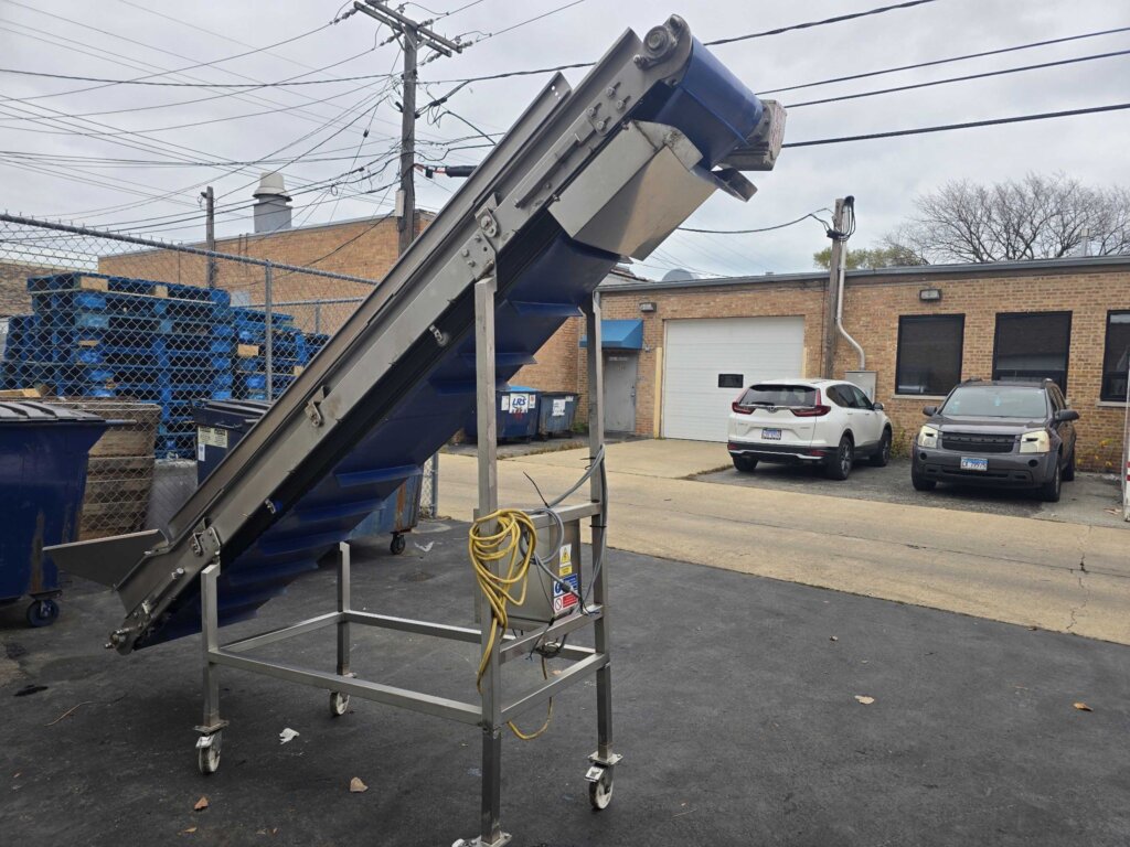 Custom Stainless Incline Conveyor - view 6
