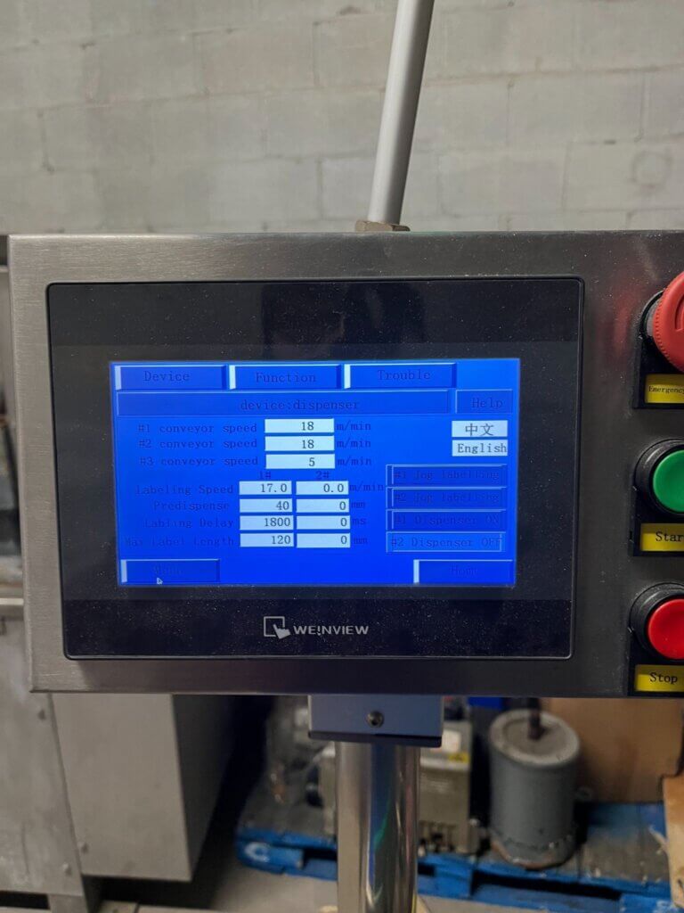 ABI SL-354 Label Application Machine - view 3