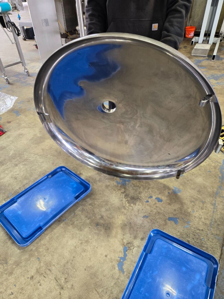 Lid – bottom polished