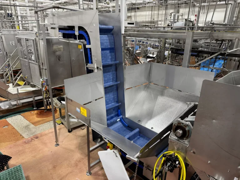 D&F Equipment Z-Type Cleated Elevator Conveyor