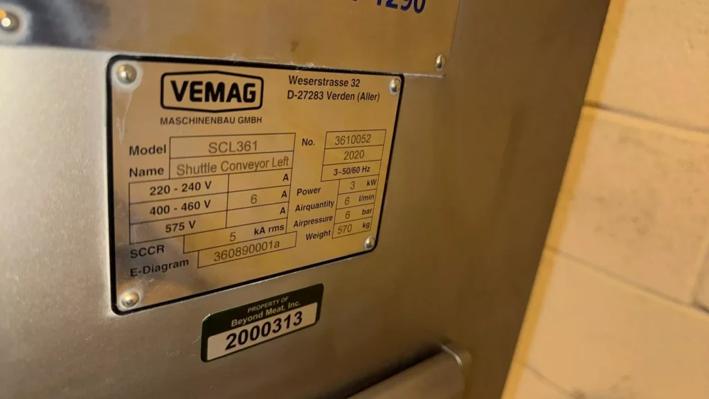 Vemag SCL361 Shuttle Conveyor - view 4