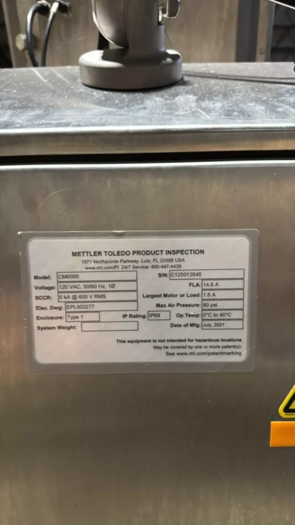 Mettler Toledo CM 6000 Hi-Speed Checkweigher - view 5