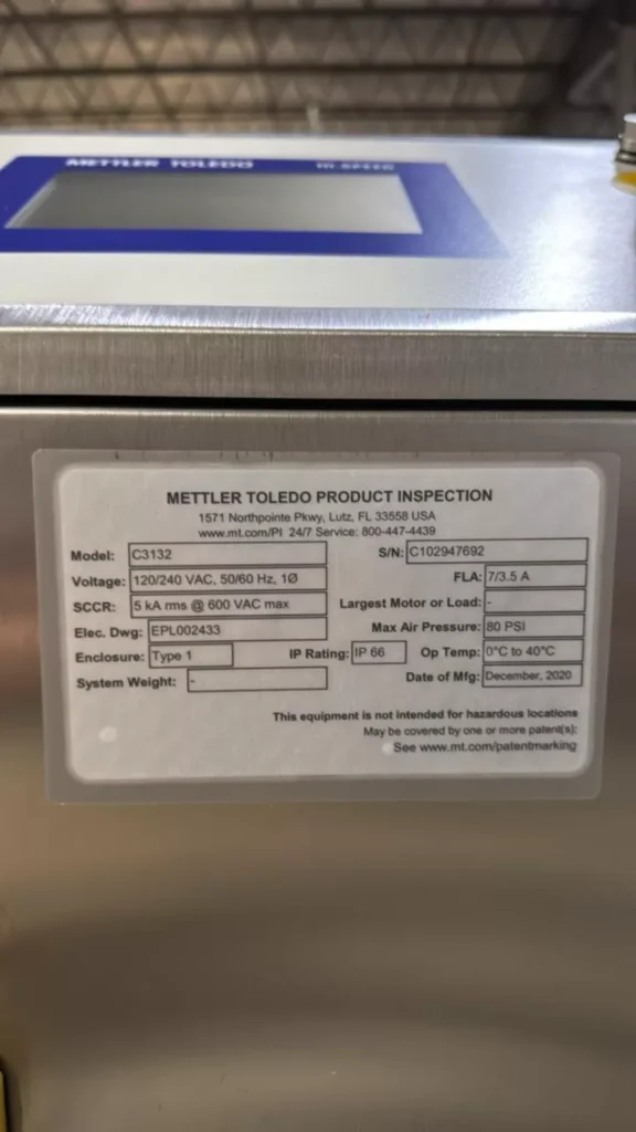 Mettler Toledo C3132 Hi-Speed Checkweigher - view 10