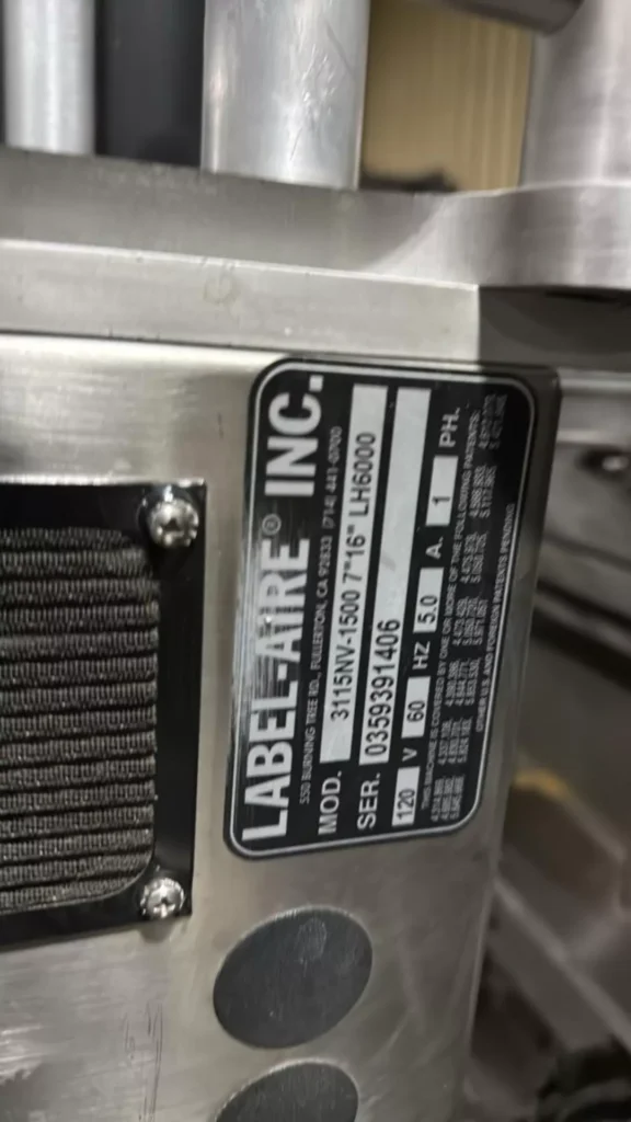 Label-Aire 3115NV-1500 Double Label Applicator - view 12