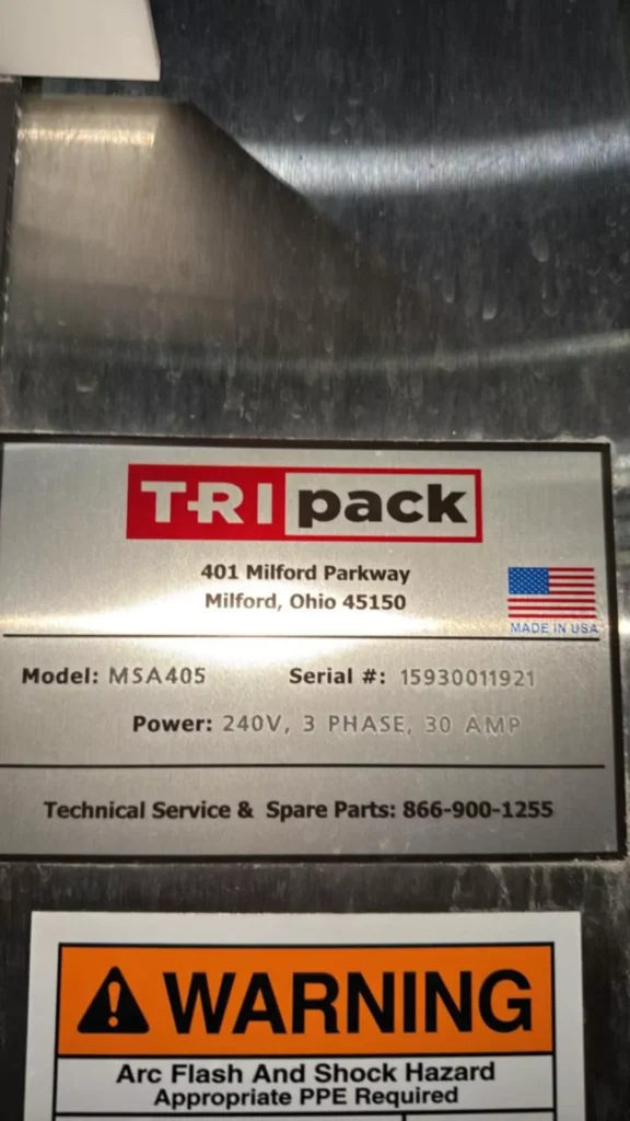Tripack MSA405 Shrink Sleeve Labeling System - view 10