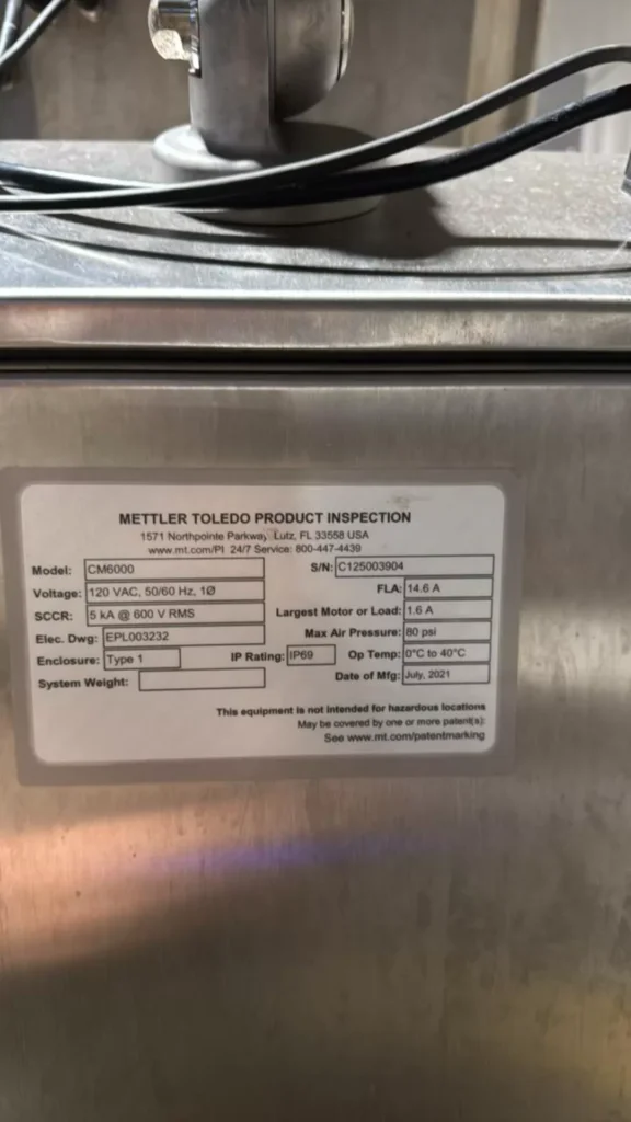 Mettler Toledo CM 6000 Hi-Speed Checkweigher - view 16