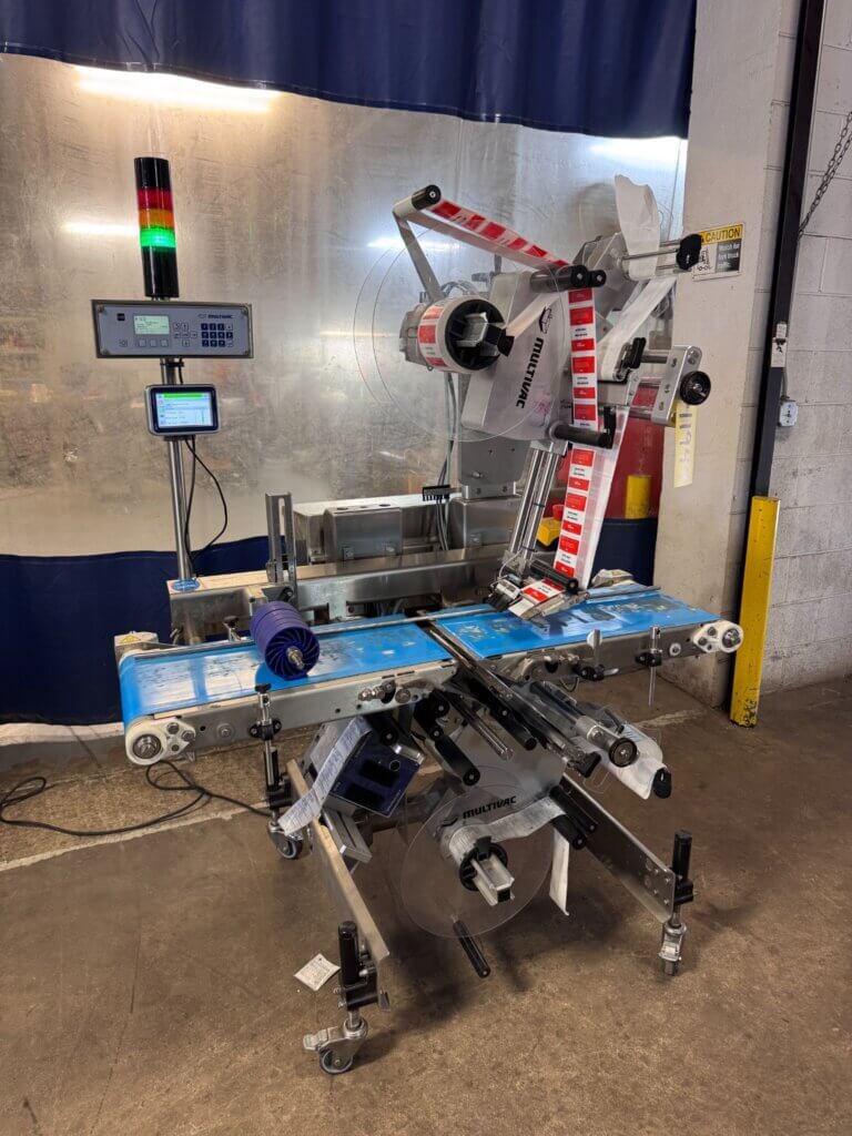 Multivac L300 Conveyor Belt Labeler - view 2