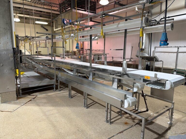 Stainless Steel Trim Line Conveyors