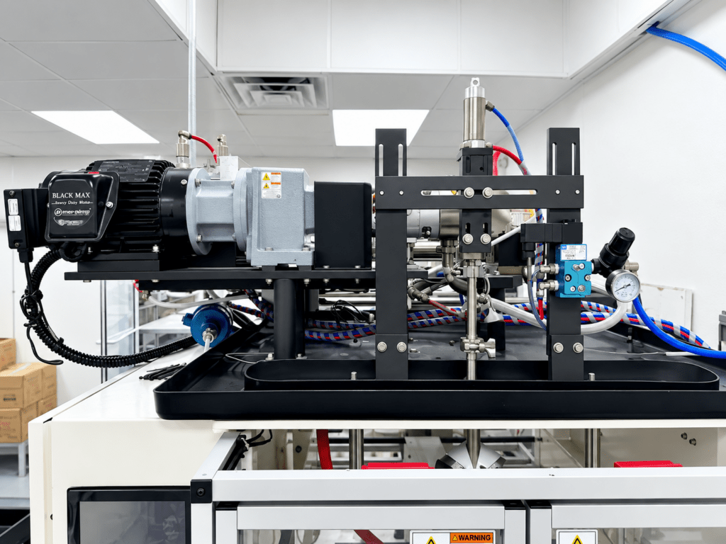 Industrial Machine Assembly in Factory Lab